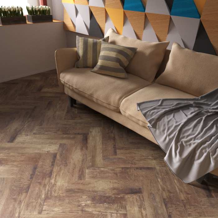 Кварцвиниловая плитка LVT Fine Floor Craft (Short Plank) Дуб Виндзор FF-016