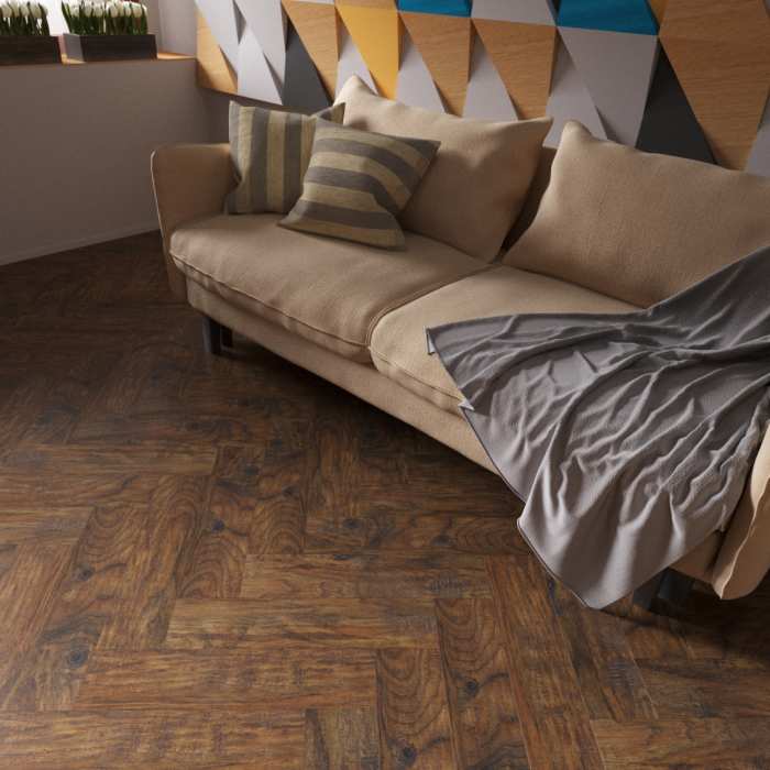 Кварцвиниловая плитка LVT Fine Floor Craft (Short Plank) Пекан Порто FF-066