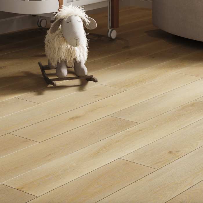 Кварцвиниловый SPC ламинат Firstfloor Бежевый старый дуб 1F012 №8