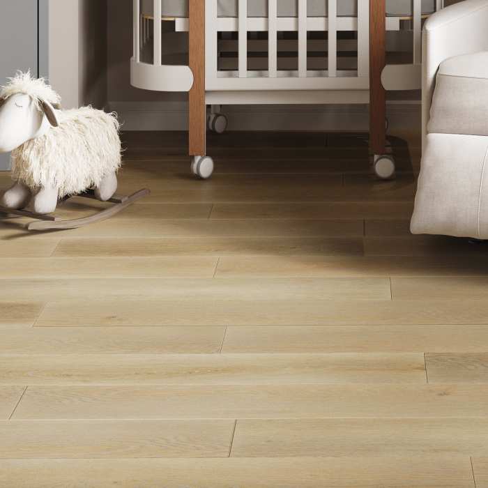 Кварцвиниловый SPC ламинат Firstfloor Бежевый старый дуб 1F012 №2