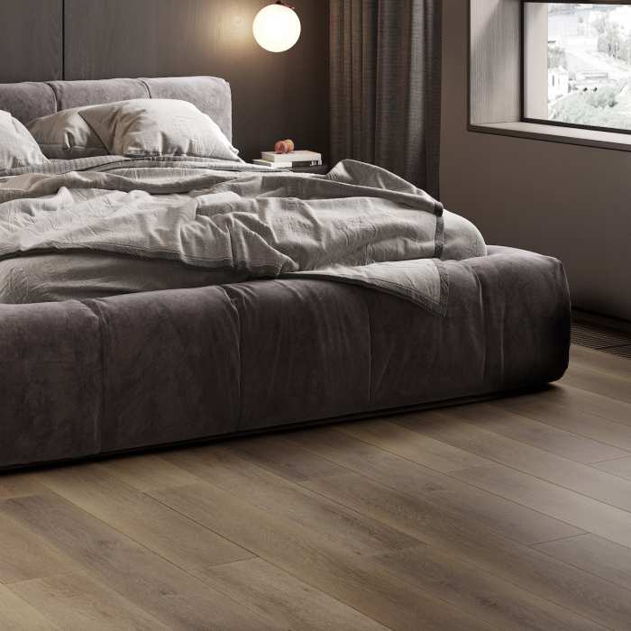 Кварцвиниловый SPC ламинат Firstfloor Сканди дуб какао 1F020 №6