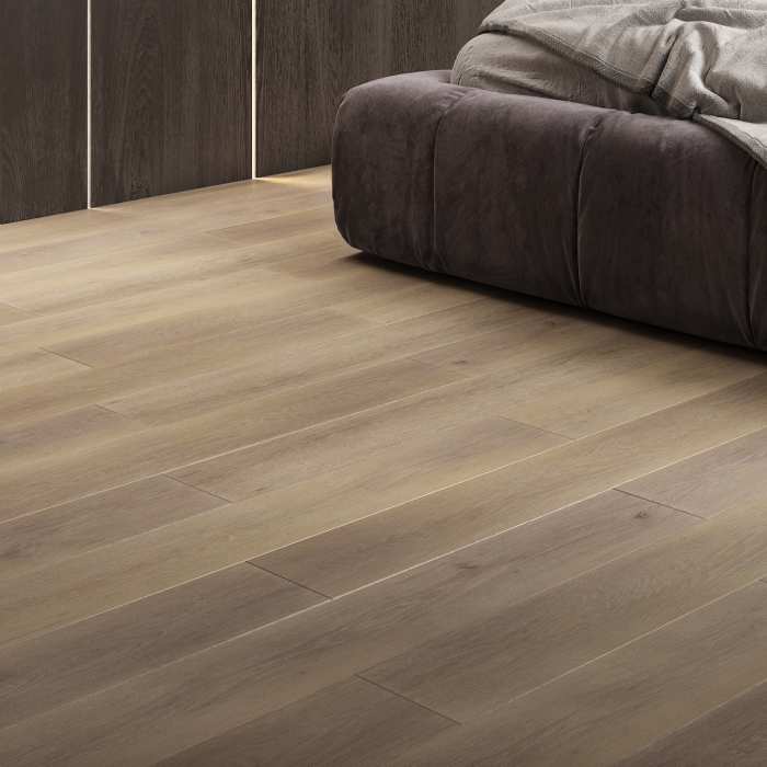 Кварцвиниловый SPC ламинат Firstfloor Сканди дуб какао 1F020 №8