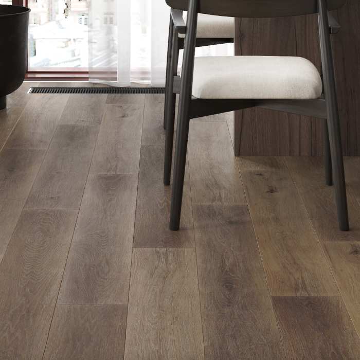 Кварцвиниловый SPC ламинат Firstfloor Сканди дуб кофе 1F021 №5