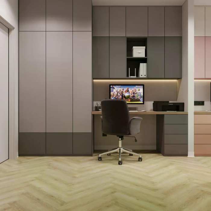 Каменно-полимерная SPC плитка Floorwood Authentic 1733 Цветочная фантазия №3