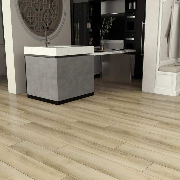 Каменно-полимерная SPC плитка Floorwood Quantum 4577 Дуб Делойт №3