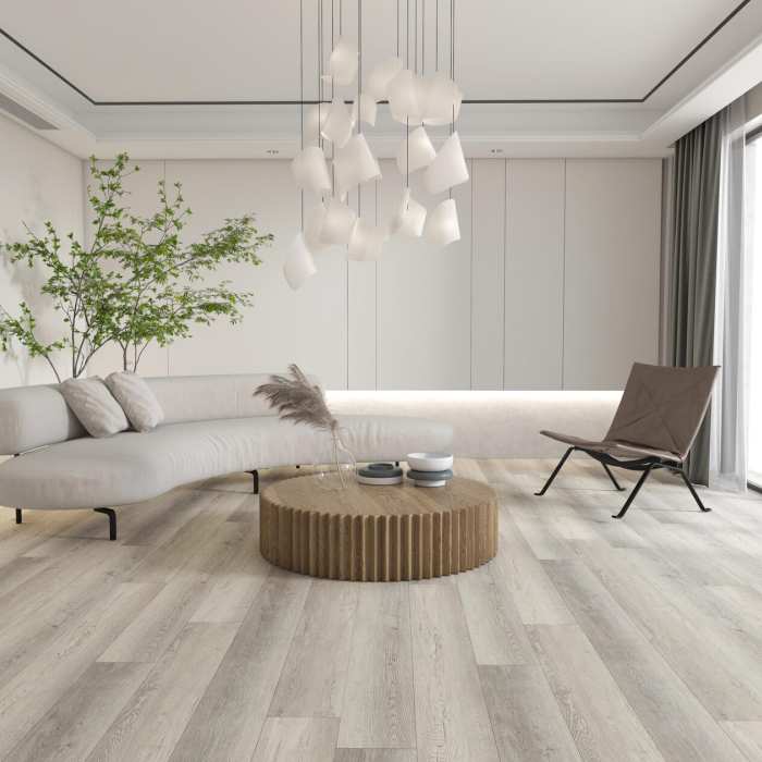 Каменно-полимерная SPC плитка Floorwood Quantum 8801 Дуб Содди №2