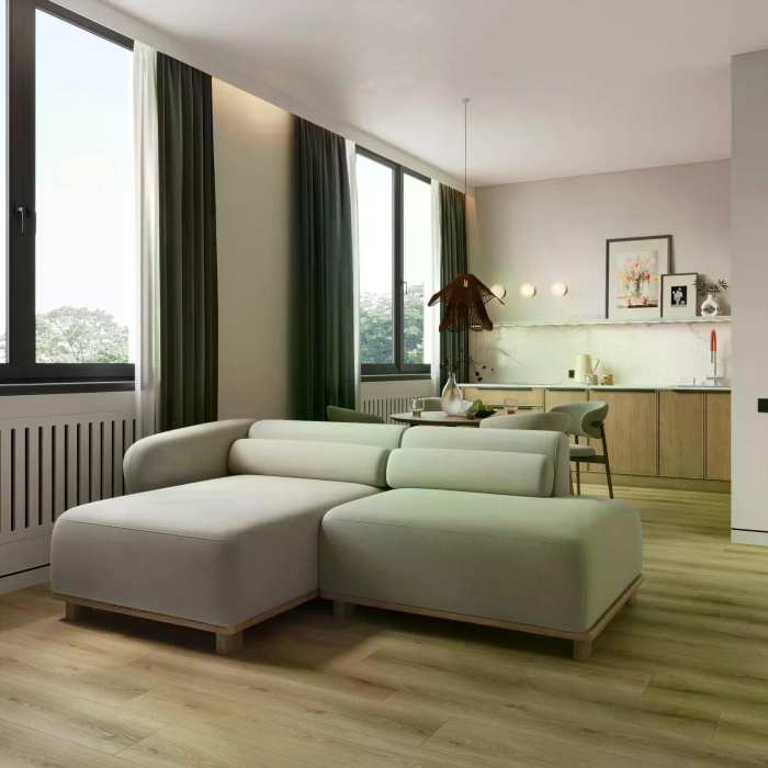 Каменно-полимерная SPC плитка Floorwood Quantum 9567 Дуб Робертс №3