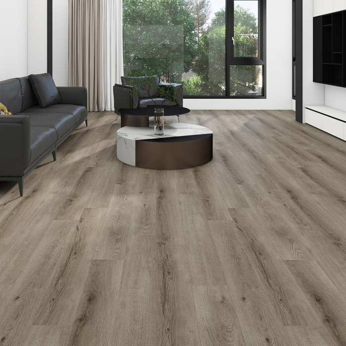 Каменно-полимерная SPC плитка Floorwood Synchro 6402 Дуб Фрея №2