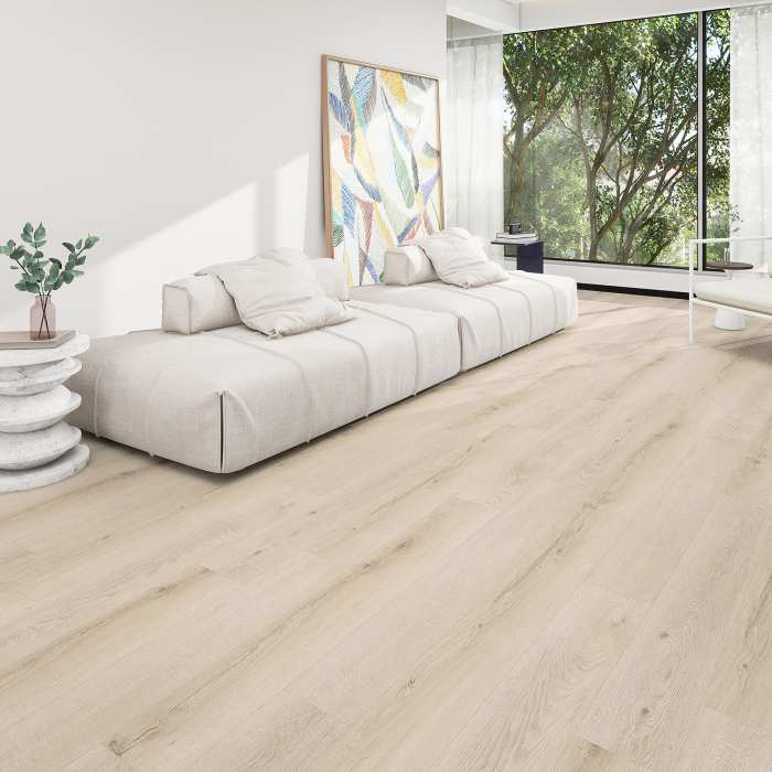 Каменно-полимерная SPC плитка Floorwood Synchro 6415 Дуб Санрайз №2