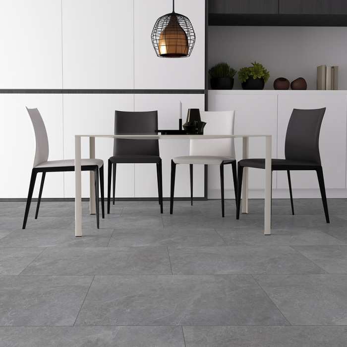 Каменно-полимерная SPC плитка Floorwood Synchro 8222 Бетон Электра №2