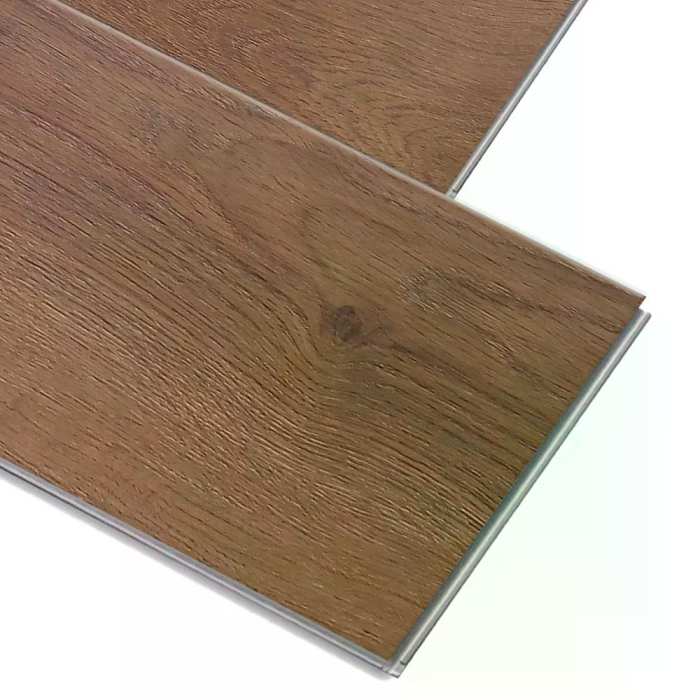 Каменно-полимерная SPC плитка Floorwood Unit 3939 Дуб Браун №2