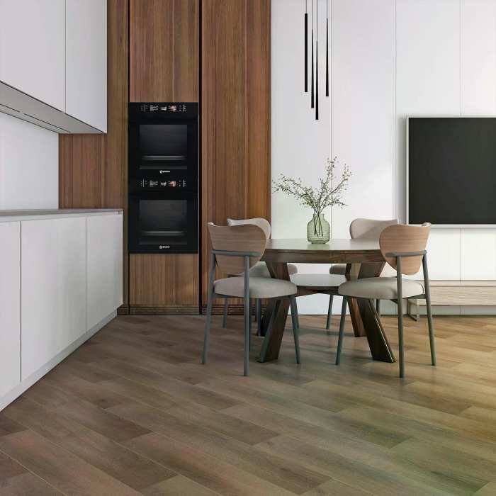 Каменно-полимерная SPC плитка Floorwood Unit 3939 Дуб Браун №3