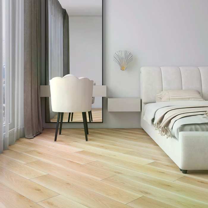 Каменно-полимерная SPC плитка Floorwood Unit 3998 Дуб Креман №2