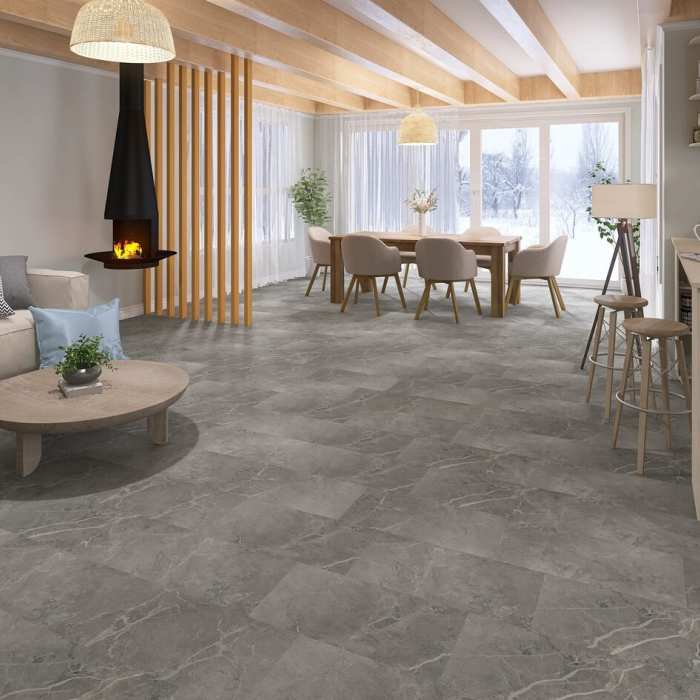 Каменно-полимерная SPC плитка Floorwood Unit 57М4 Лаверон