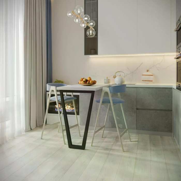 Каменно-полимерная SPC плитка Floorwood Visio 5637 Дуб Эклипс №3