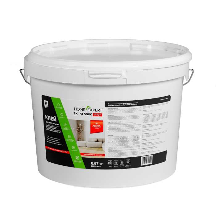 Изображение Клей для ПВХ плитки Home Expert 5000 Prof 2K PU 6.67 кг