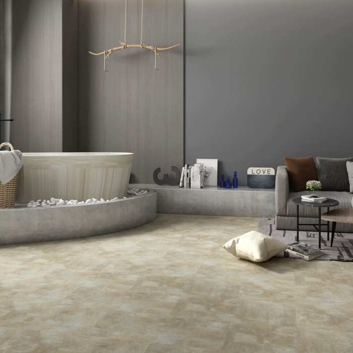 Кварцвиниловый SPC ламинат Icon Floor Marble Бетон Буржуа ML-68 №5