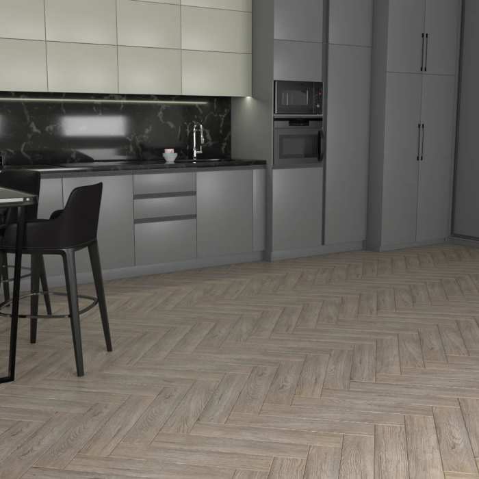 Кварцвиниловый SPC ламинат Icon Floor Purple Дуб Барди PL-304
