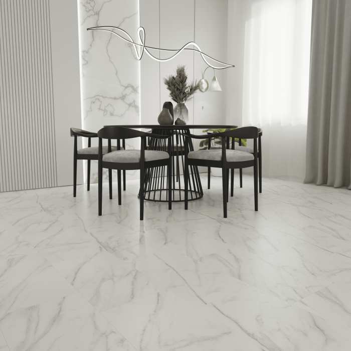 Кварцвиниловый ламинат Ideal Flooring Fine Stone 04002 Oro №6