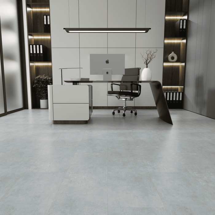 Кварцвиниловый ламинат Ideal Flooring Fine Stone 04008 Ashen №3