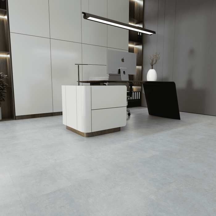 Кварцвиниловый ламинат Ideal Flooring Fine Stone 04008 Ashen №2