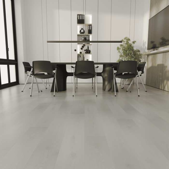 Кварцвиниловый ламинат Ideal Flooring Prime Wood 01001 White №5