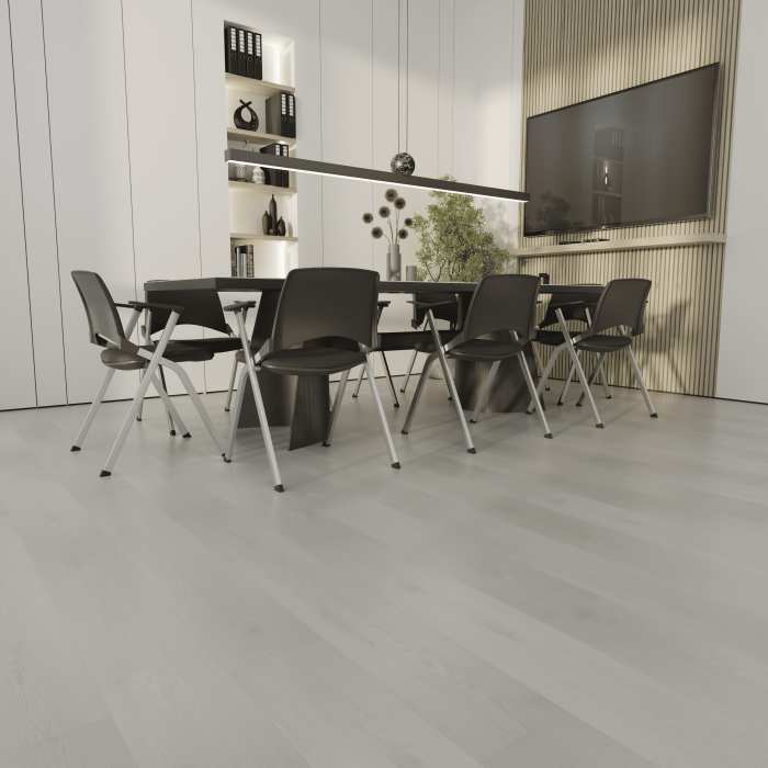 Кварцвиниловый ламинат Ideal Flooring Prime Wood 01001 White №6