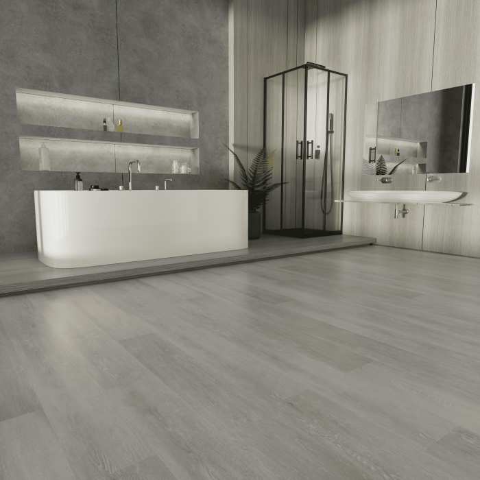 Кварцвиниловый ламинат Ideal Flooring Prime Wood 01006 Platinum №2