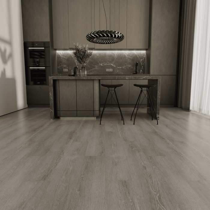 Кварцвиниловый ламинат Ideal Flooring Prime Wood 01007 Smoky №4