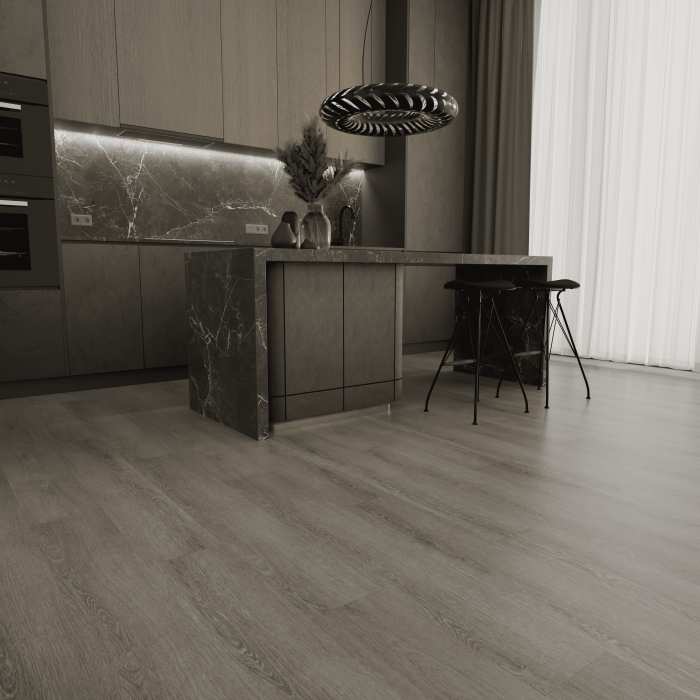 Кварцвиниловый ламинат Ideal Flooring Prime Wood 01007 Smoky №5