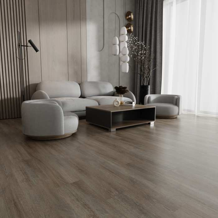 Кварцвиниловый ламинат Ideal Flooring Prime Wood 01010 Rustic №6