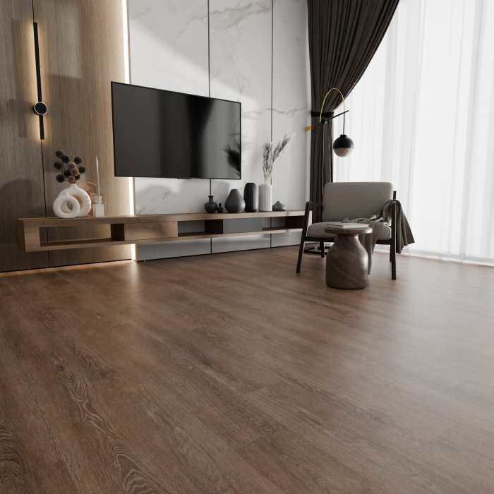 Кварцвиниловый ламинат Ideal Flooring Prime Wood 01011 Truffle №6