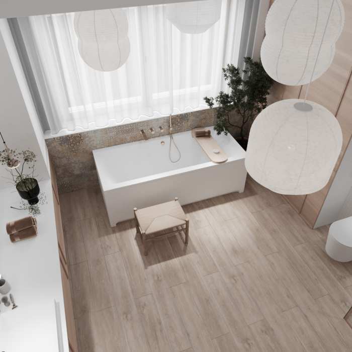 Кварцвиниловый SPC ламинат Laminext Finest 1302 Дуб Спленд №2