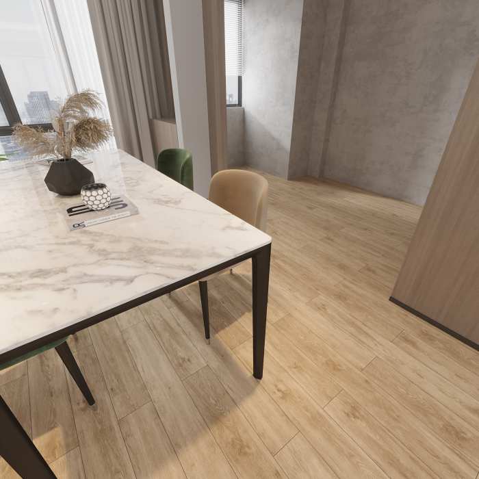 Кварцвиниловый SPC ламинат Laminext Finest 1304 Дуб Стаут №4