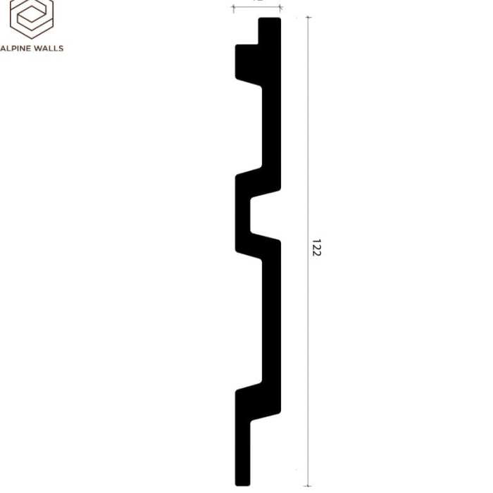Декоративная стеновая панель Alpine Walls LineArt ECO0201 №6
