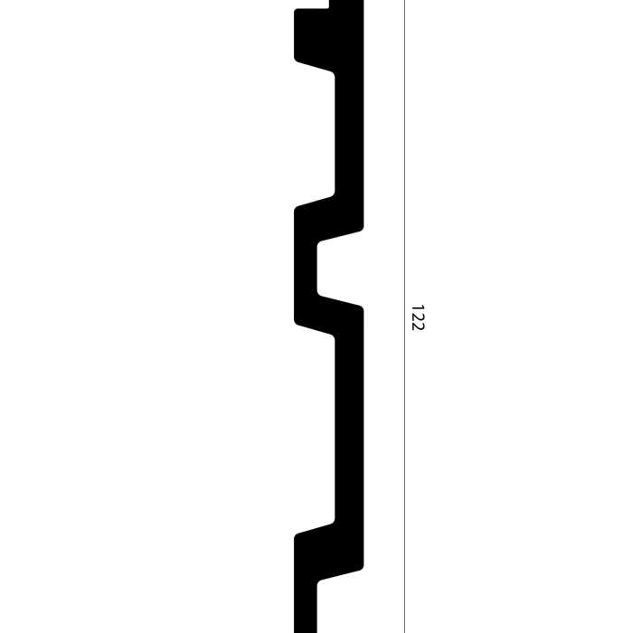 Декоративная стеновая панель Alpine Walls LineArt ECO0201W №2