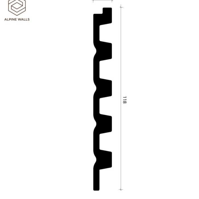 Декоративная стеновая панель Alpine Walls LineArt ECO3E2741 №6