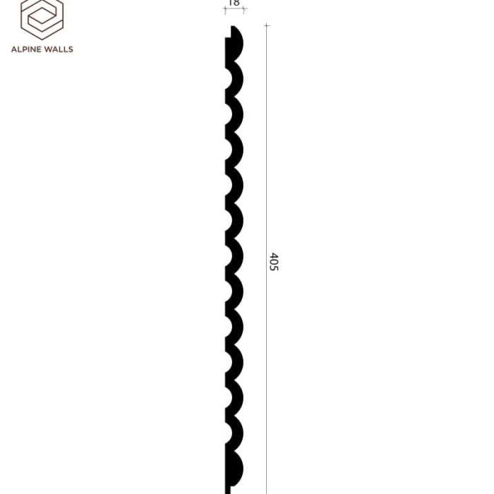 Декоративная стеновая панель Alpine Walls LineArt ECO5103 №5