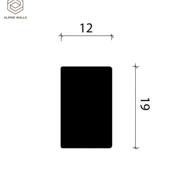 Декоративная рейка Alpine Walls LineArt ECO952B №4