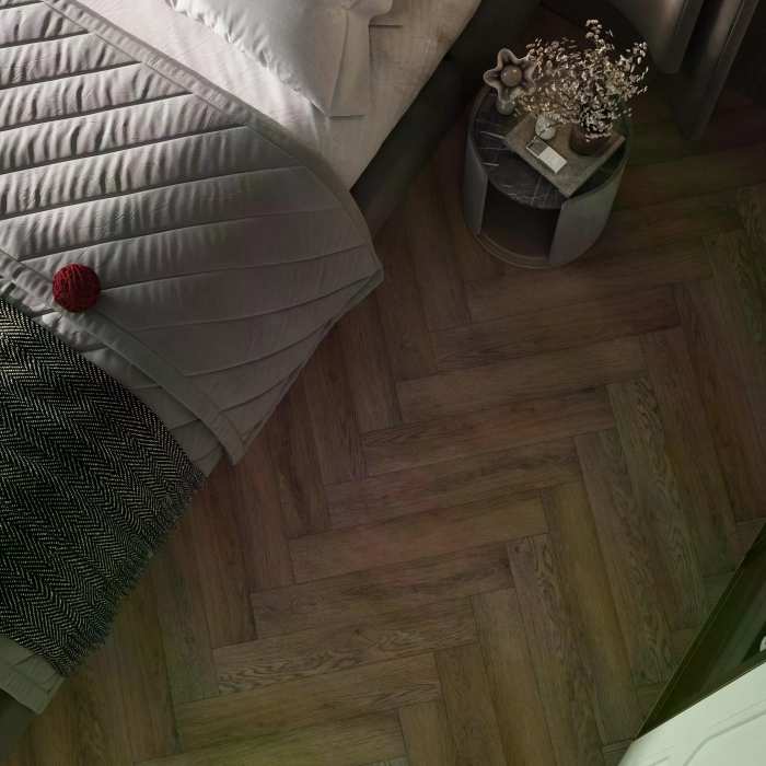 Каменно-полимерный SPC ламинат My Step Aqua Herringbone 5.05 мм Брикс MSA175 №7