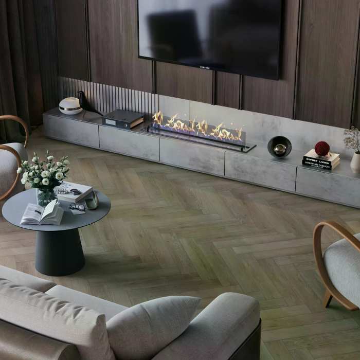 Каменно-полимерный SPC ламинат My Step Aqua Herringbone 5.05 мм MSA176 №9