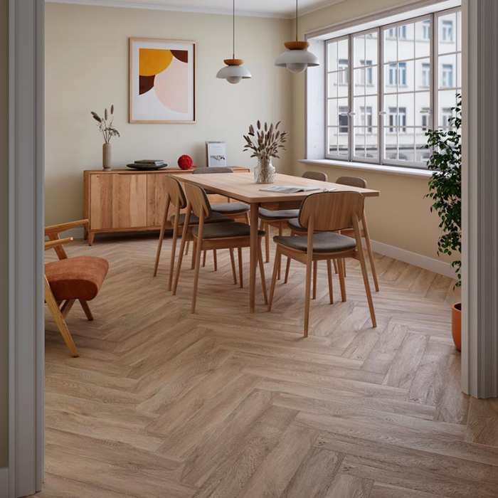 Каменно-полимерный SPC ламинат My Step Aqua Herringbone 5 мм Рона MSA149 №2