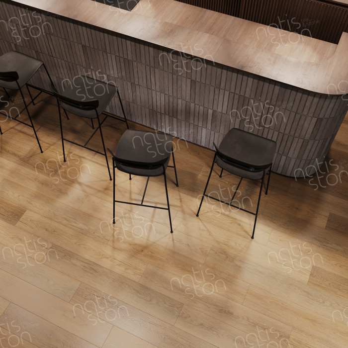 Каменно-полимерная SPC плитка Natisston Essential Rena 5002-01 №2