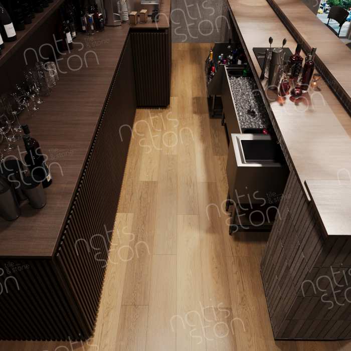 Каменно-полимерная SPC плитка Natisston Essential Rena 5002-01 №3