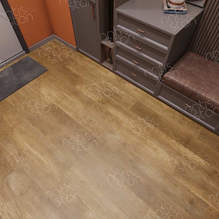 Каменно-полимерная SPC плитка Natisston Essential Tanaelva 5002-11 №3