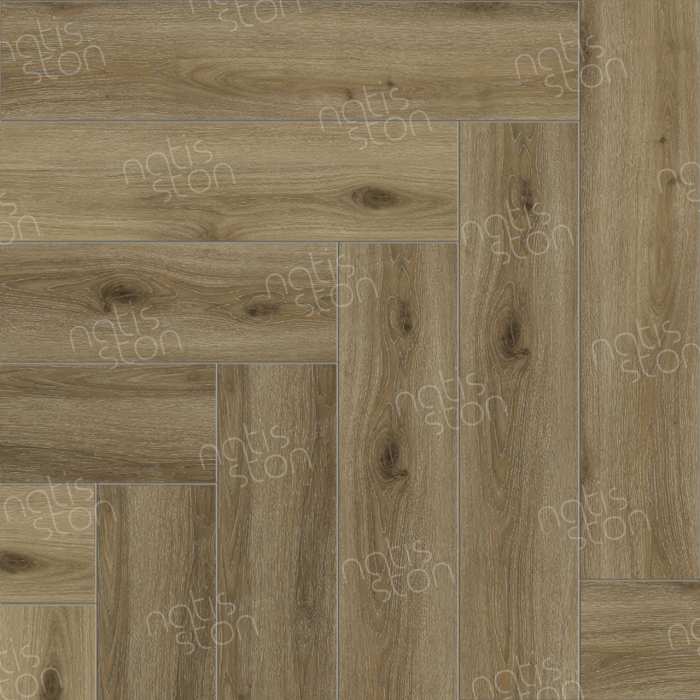 Каменно-полимерная SPC плитка Natisston Rubis Kvitegga 5003-01