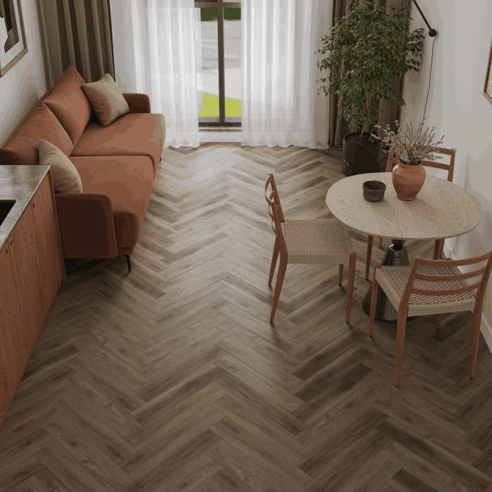 Каменно-полимерная SPC плитка Natisston Rubis Kerag 5003-02 №3