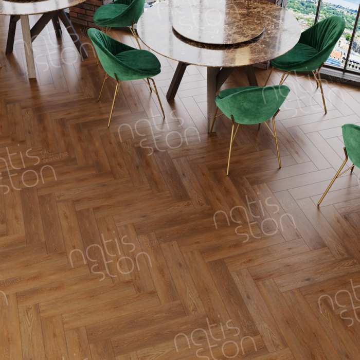 Каменно-полимерная SPC плитка Natisston Unique Femunn 5004-03 №4