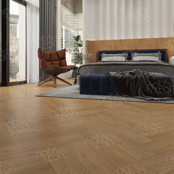 Каменно-полимерная SPC плитка Natisston Unique Gjende 5004-06 №6