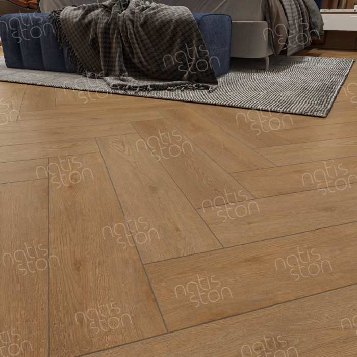 Каменно-полимерная SPC плитка Natisston Unique Gjende 5004-06 №4
